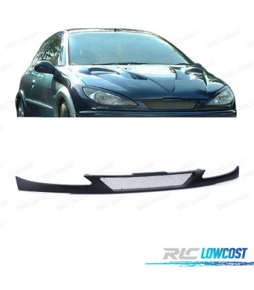 GRELHA FRONTAL SEM SÍMBOLO PARA PEUGEOT 206 98-09 PRETA