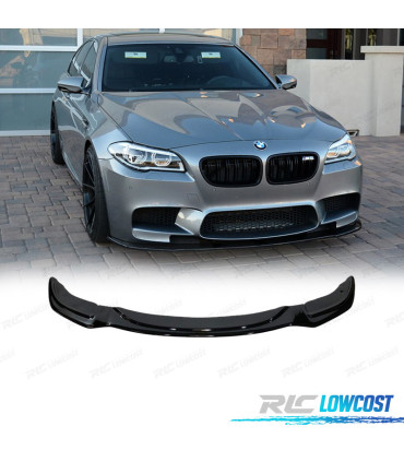 SPOILER LIP FRONTAL BMW F10 10-12 LOOK M5 PRETO