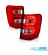 FAROLINS LED JEEP GRAND CHEROKEE 99-05 VERMELHO CLARO