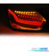 FAROLINS TRASEIROS PARA FORD FOCUS 3 HATCHBACK 14-17 LED DINÂMICO FUMADO