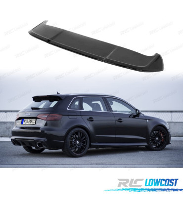 AILERON SPOILER AUDI A3 SPORTBACK 13-18 PRETO BRILHANTE