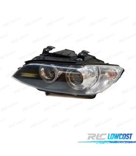 FAROL ESQ BI-XENON PARA BMW SÉRIE 3 E92 06-10 FUNDO PRETO