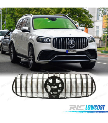 GRELHA FRONTAL MERCEDES CLASE GLS X167 20- LOOK GT SILVER