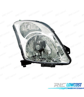 FAROL DIR OPTICAS PARA SUZUKI SWIFT 05-10 CROMADOS