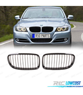 GRELHAS FRONTAIS BMW E90 E91 LCI 08-12 PRETO BRILHANTE LOOK M