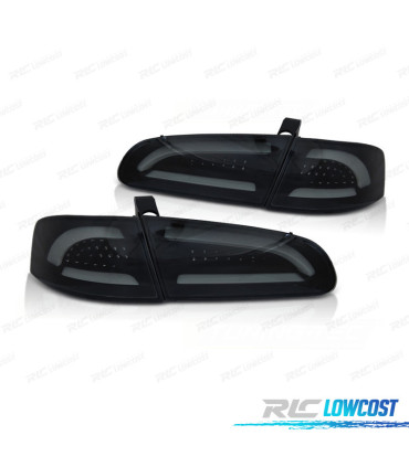 FAROLINS TRASEIROS LED LIGHTBAR SEAT IBIZA 6L 02-08 CARDNA FUNDO PRETO