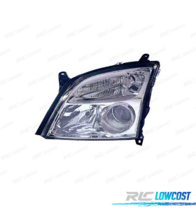 FAROL ESQ ÓPTICAS OPEL VECTRA C 02-05 SIGNUM 03-05 FUNDO CROMADO