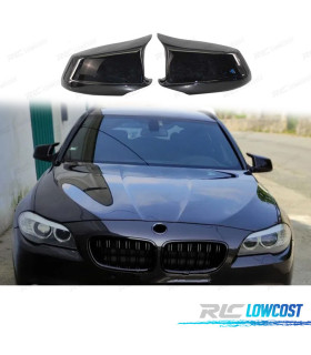 CAPAS DE ESPELHOS RETROVISORES BMW F10 F11 F18 LOOK M 11-13 PRETO BRILHANTE