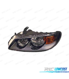 FAROL ESQ OPTICAS PARA NISSAN ALMERA 02-06 FUNDO PRETO
