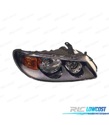 FAROL DIR OPTICAS NISSAN ALMERA 02-06 FUNDO PRETO