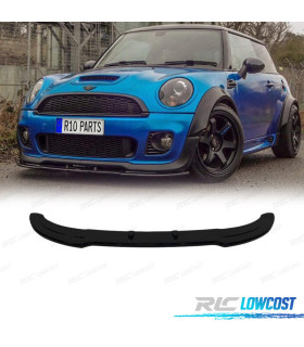SPOILER LIP FRONTAL MINI R55 R56 R57 JCW PRETO