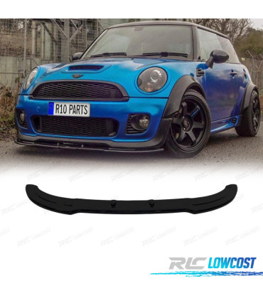 SPOILER LIP FRONTAL MINI R55 R56 R57 JCW PRETO