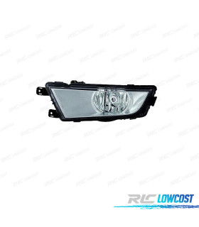 FAROL ESQ DE NEVOEIRO PARA SKODA OCTAVIA 4P COMBI 13- FUNDO CROMADO
