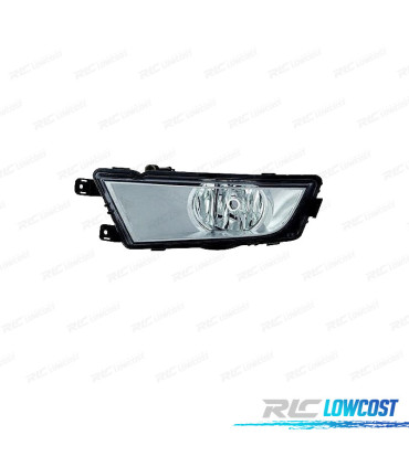 FAROL ESQ DE NEVOEIRO PARA SKODA OCTAVIA 4P COMBI 13- FUNDO CROMADO