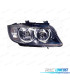 FAROL DIR OPTICAS BMW SERIE 3 E90 4P E91 TOURING 05-08 FUNDO CROMADO PRETO