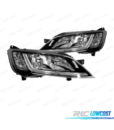 FARÓIS PEUGEOT BOXER 14- PRETO