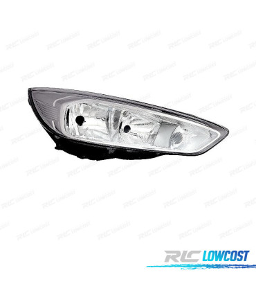 FAROL DIR PARA FORD FOCUS 14-18 FUNDO CROMADO