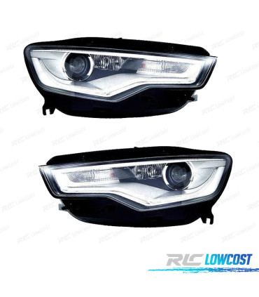 FARÓIS XENON AUDI A6 11-13