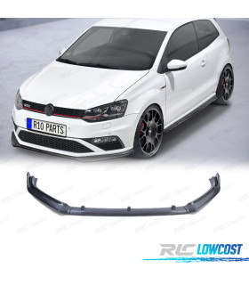 SPOILER LIP FRONTAL VOLKSWAGEN VW POLO 6C 14-17 CARBONO