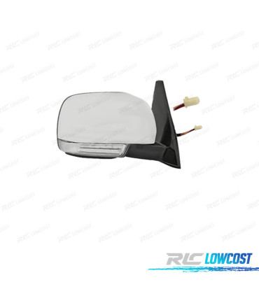 ESPELHO RETROVISOR DIR ELÉTRICO PARA MITSUBISHI PAJERO IV 07-12 10 PINOS CROMADO