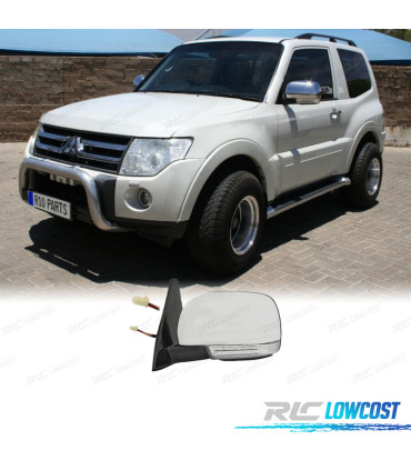 ESPELHO RETROVISOR ESQ ELÉTRICO PARA MITSUBISHI PAJERO IV 07-12 10 PINOS CROMADO