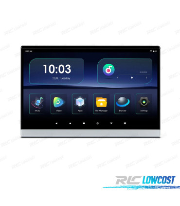 ECRÃ PARA ENCOSTO DE CABEÇA MULTIMEDIA 13,3 "