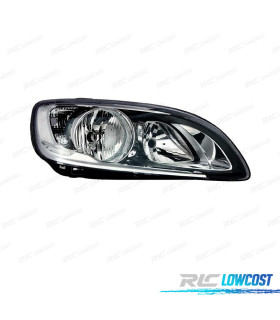 FAROL DIR PARA VOLVO S60 V60 13- LUZ DIANTEIRA LED FUNDO PRETO FIX. SIMPLES COM FLANGE