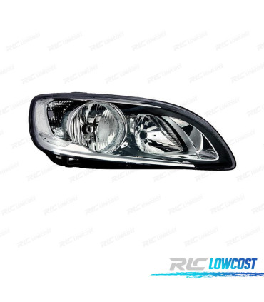 FAROL DIR PARA VOLVO S60 V60 13- LUZ DIANTEIRA LED FUNDO PRETO FIX. SIMPLES COM FLANGE