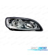 FAROL DIR PARA VOLVO S60 V60 13- LUZ DIURNA LED FUNDO PRETO FIX. DUPLO SEM ABA