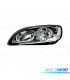 FAROL ESQ PARA VOLVO S60 V60 13- LUZ DIANTEIRA LED FUNDO PRETO FIX. DUPLO SEM FLASH