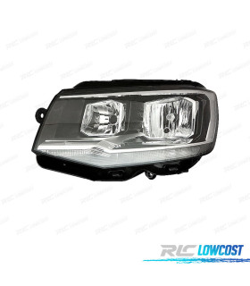 FAROL ESQ PARA VOLKSWAGEN VW TRANSPORTER T6 15-19 PRETO