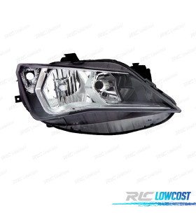FAROL DIR PARA SEAT IBIZA 12-17 FUNDO ESCURO CROMADO