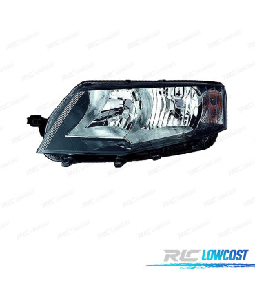 FAROL ESQ PARA SKODA OCTAVIA 4P COMBI 13- FUNDO PRETO