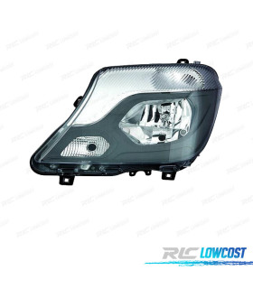 FAROL ESQ PARA MERCEDES SPRINTER 13-18 FUNDO CINZENTO