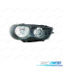 FAROL DIR PARA VOLKSWAGEN VW SCIROCCO 08-14 FUNDO PRETO