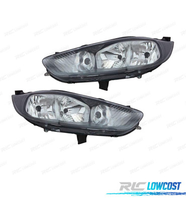 FARÓIS PARA FORD FIESTA 3 5P 13- FUNDO PRETO