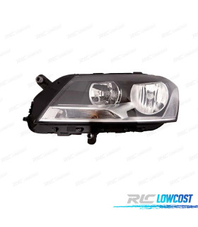 FAROL ESQ PARA VOLKSWAGEN VW PASSAT 10-14 FUNDO PRETO