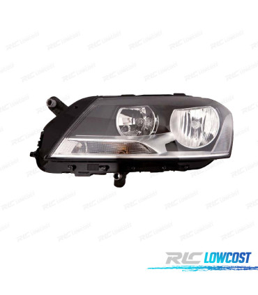 FAROL ESQ PARA VOLKSWAGEN VW PASSAT 10-14 FUNDO PRETO