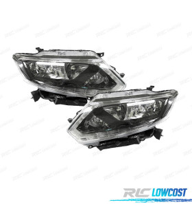 FARÓIS PARA NISSAN XTRAIL 14-18 LED FUNDO PRETO