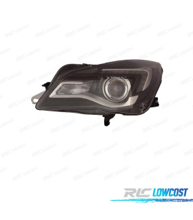 FAROL ESQ PARA OPEL INSIGNIA 13-16 LED FUNDO PRETO