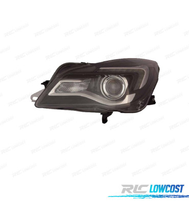 FAROL ESQ PARA OPEL INSIGNIA 13-16 LED FUNDO PRETO