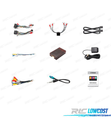 7″ ANDROID 12 OCTACORE DDR4 2GB RAM 32GB ROM SSD RÁDIO GPS CARPLAY ANDROID AUTO DSP INTEGRADOS 4x45W PARA AUDI SEAT