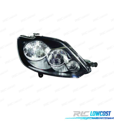 FAROL DIR PARA VOLKSWAGEN VW GOLF PLUS 09- FUNDO PRETO