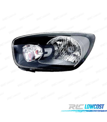 FAROL ESQ PARA KIA PICANTO 11 - FUNDO PRETO