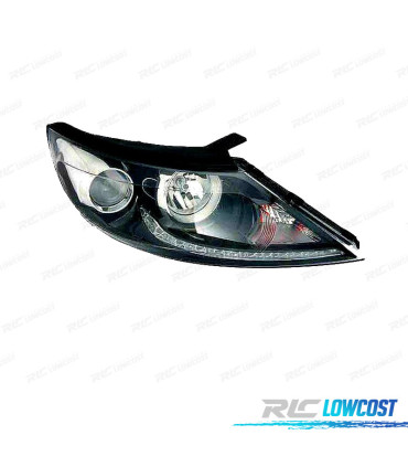 FAROL DIR PARA KIA SPORTAGE SL 10-13 LED DE FUNDO PRETO