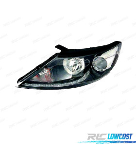 FAROL ESQ PARA KIA SPORTAGE SL 10-13 LED DE FUNDO PRETO