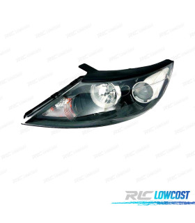 FAROL ESQ PARA KIA SPORTAGE SL 10-13 FUNDO PRETO