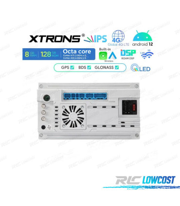 9'' QLED FULL HD OCTACORE DDR4 8GB RAM 128GB ROM SSD GPS ANDROID 12 CARPLAY DSP USB