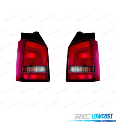 FAROLINS PARA VOLKSWAGEN VW TRANSPORTER T5 1P 10- FUMADO VERMELHO