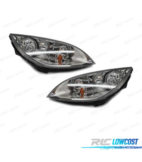 FARÓIS OPTICAS PARA MITSUBISHI COLT 3 5P 04-07